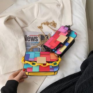 Sac à main bandoulière chaine
