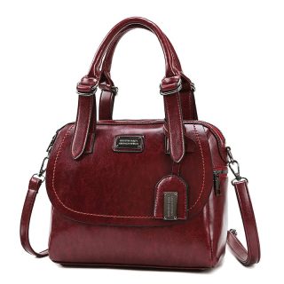 Sac a main rouge bordeau