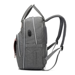 Sac à langer gris