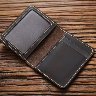 Porte carte en cuir homme
