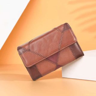 Portefeuille femme cuir
